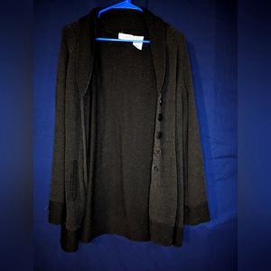 Black soft cardigan